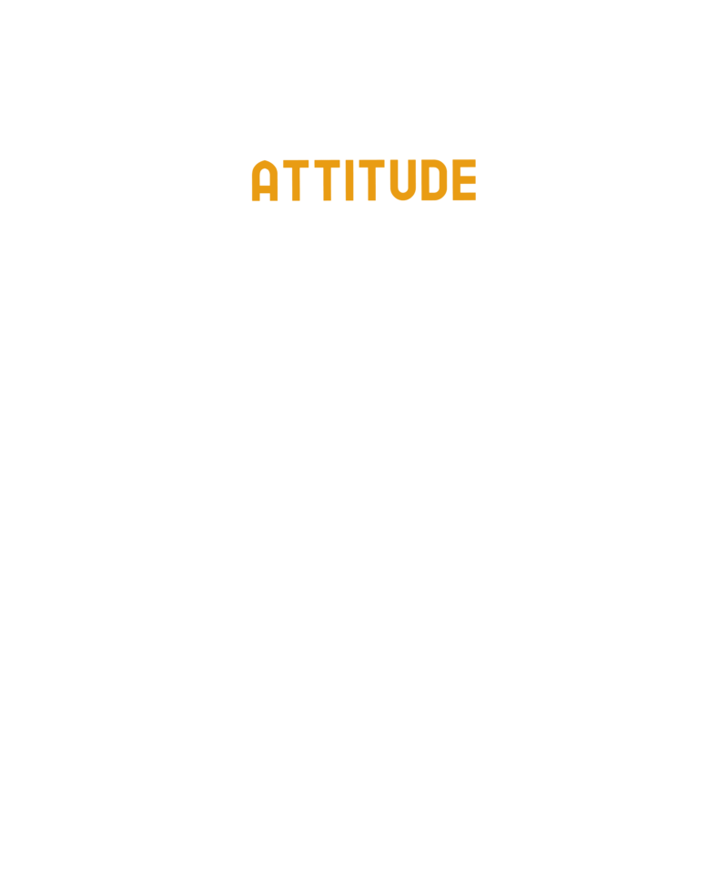 Attitude Front and Back Print