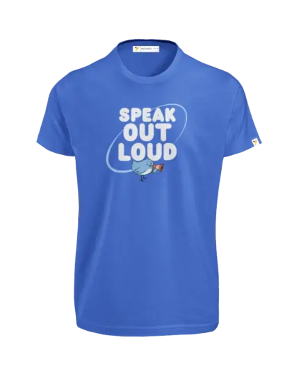 Navy Noble Threads Speakout T-shirt