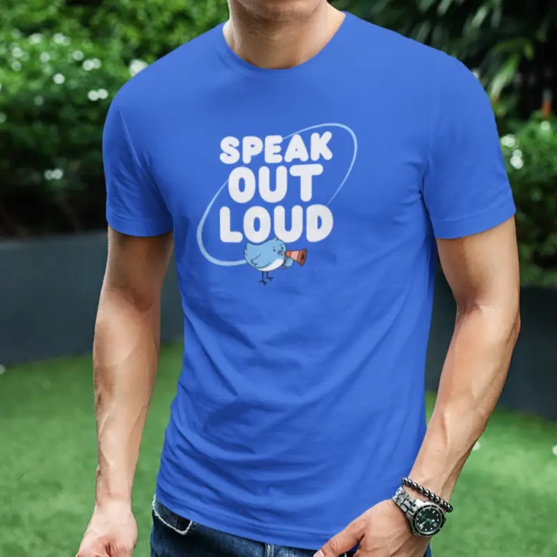 Navy Noble Threads Speakout Outdoor T-Shirt