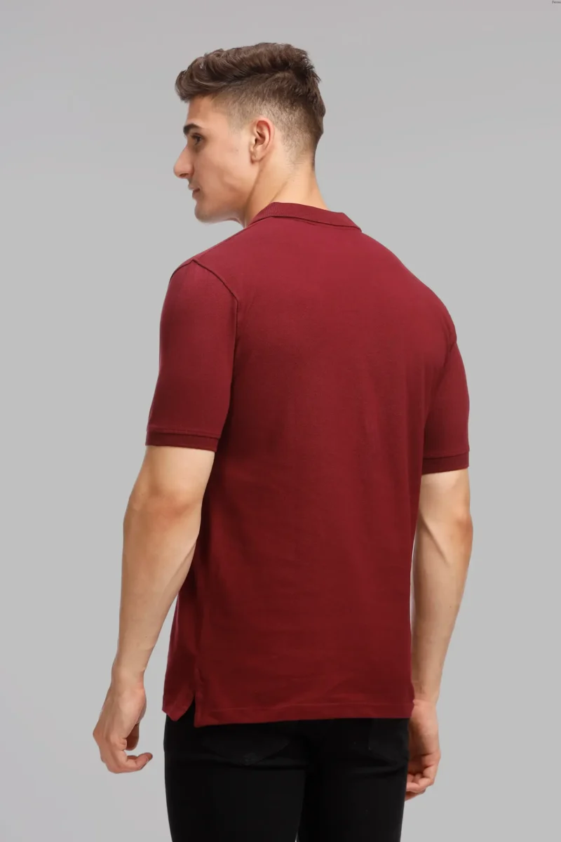 Mystic Maroon Polo T-Shirt