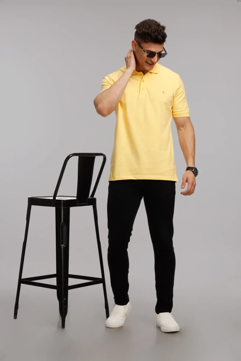 Lemon Yellow Polo Tshirt