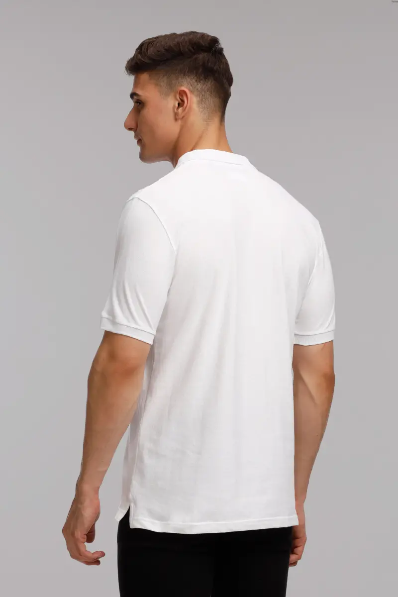 Fenso White polo T-Shirt