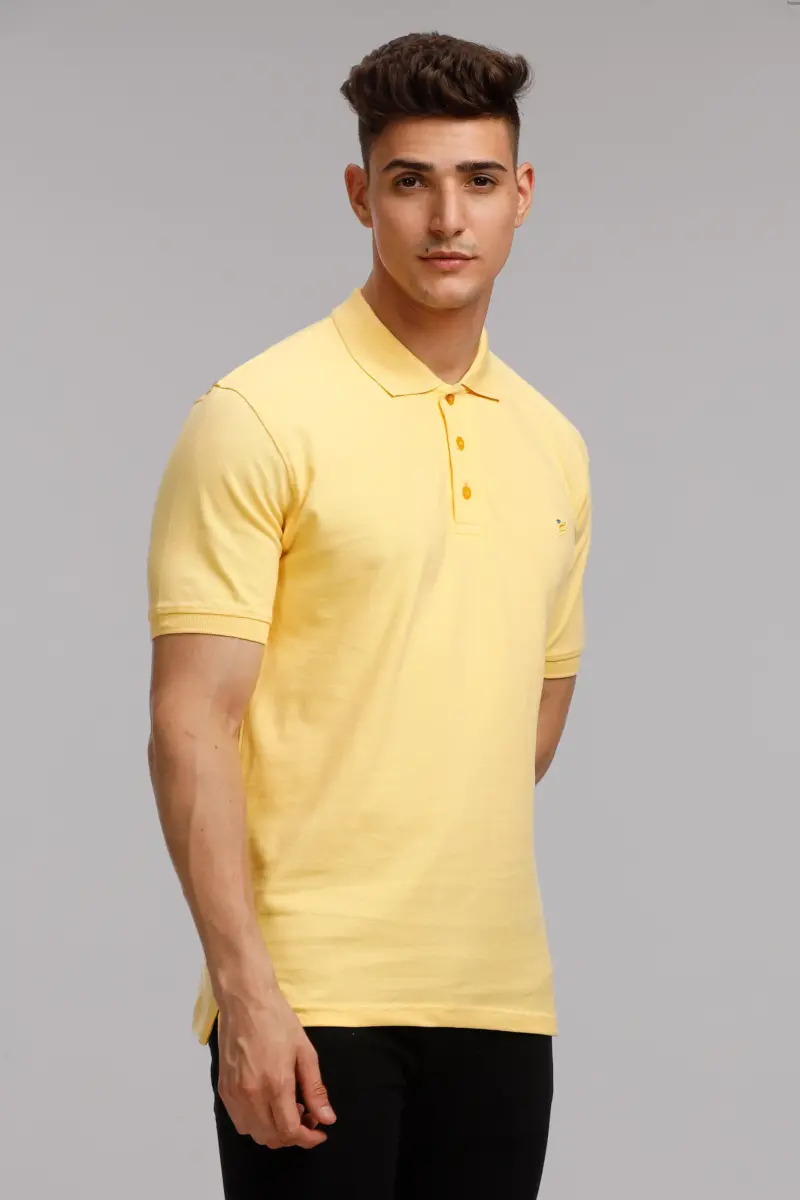 Lemon Yellow Polo Tshirt