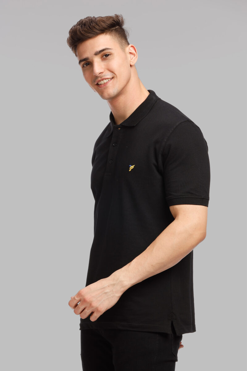 Fenso Black Polo Tshirt