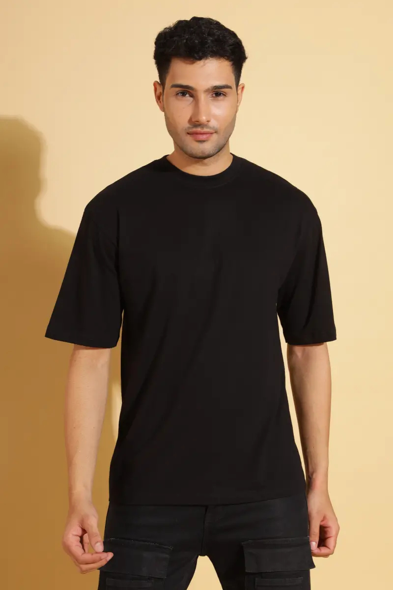 Black Oversize T-Shirt for Men