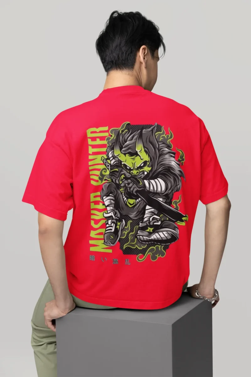 Anime Hunter Oversized T-shirt for Men