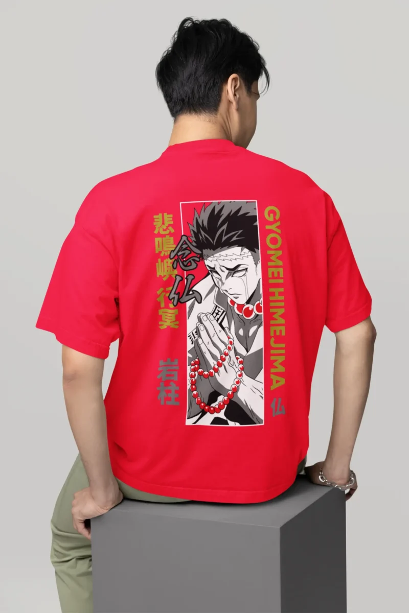 GYO Anime Oversized T-shirt for Men