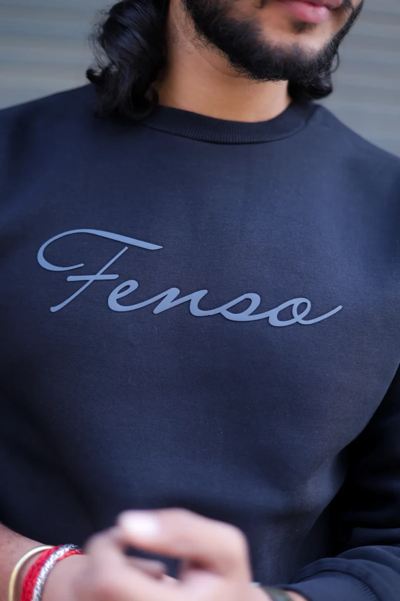 Fenso Black Sweatshirts - Image 3